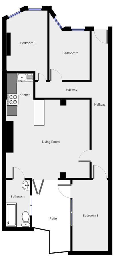 Central Brighton Flat, 3 Bedrooms, Sleeps 6, Close To Shops And Beach Eksteriør billede
